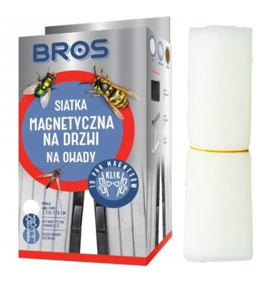 BROS Siatka magnetyczna na drzwi 100x220 cm